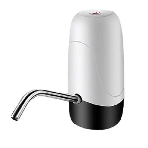 Немой автоматический Электрический диспенсер для воды портативный насос давления многоинтерфейсный питьевой бутылки перезаряжаемые водяной насос машина - Цвет: Белый