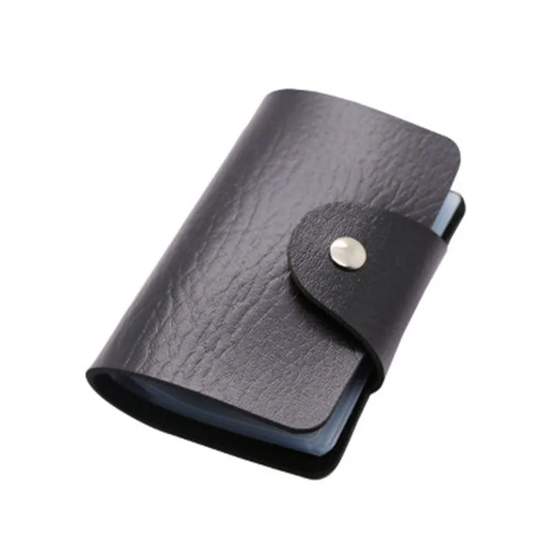 24 Bits Card Case Business Holder Credit Passport ID Wallet PU Leather Men Women | Багаж и сумки