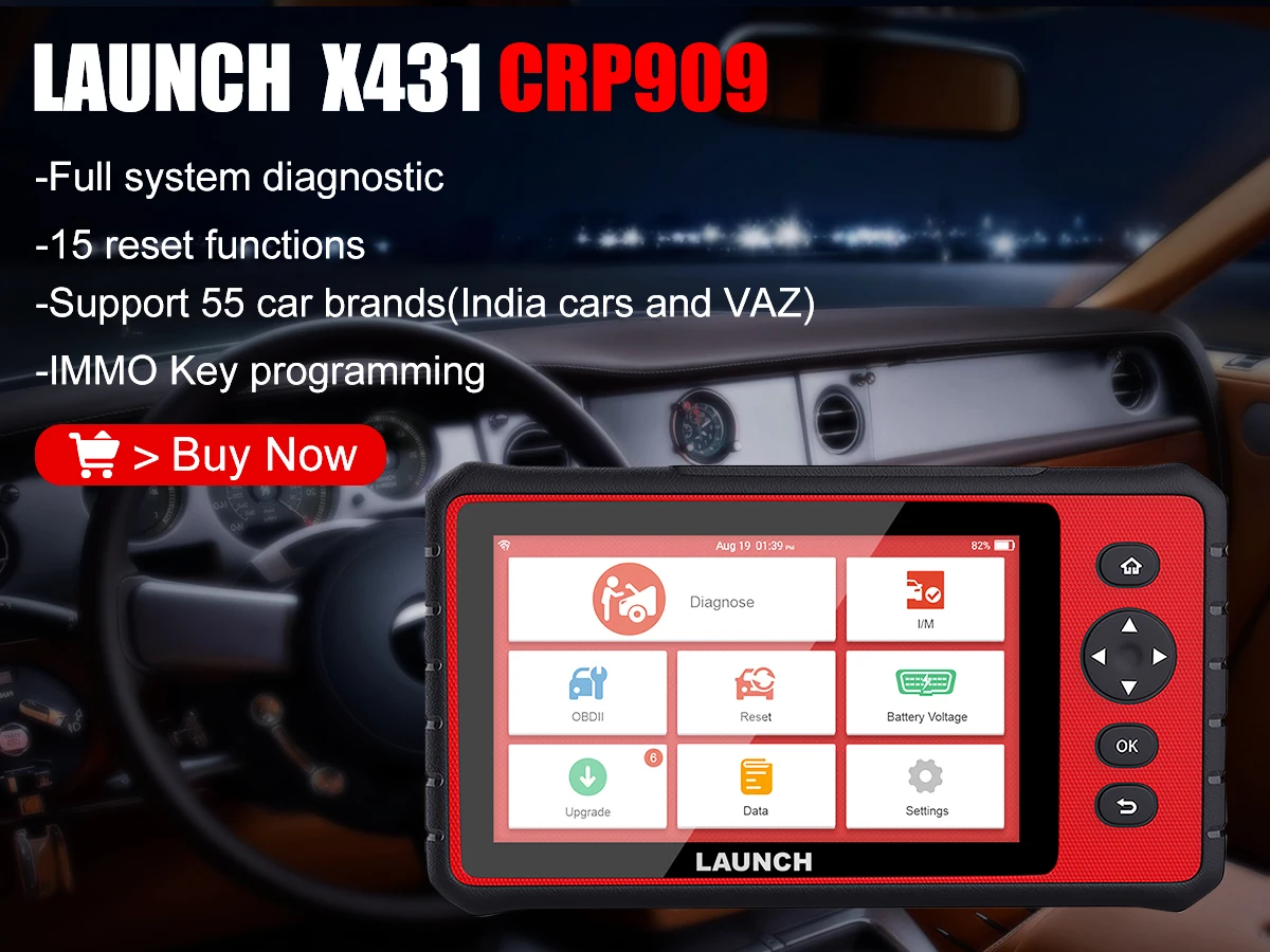 Launch X431 CRP469 OBD2 сканер автомобильный диагностический инструмент считывание чистого кода неисправности ABS EPB DPF TPMS Сброс для JOBD двигателя диагностический инструмент