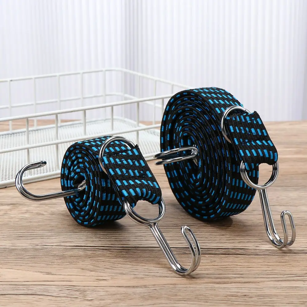 New Fixed Band Elastics Rubber Bikes Ropes Tie Luggage Rope Cord Hooks Bicycle Strap Luggage Roof Rack