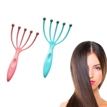 Лидер продаж, массаж головы, стальная шариковая головка, массаж расслабления, пять пальцев, массаж для головы, снимает стресс, снимает усталость, эффект