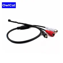 Высокочувствительный Аудио pick Up CCTV Микрофон широкий диапазон камера микрофон аудио мини микрофон с DC 12 В для видеонаблюдения DVR