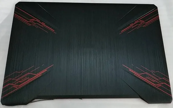 Абсолютно и чехол для ноутбука ASUS FX80 FX80G FX504 FX504G, пластиковый чехол - Цвет: black and red A case