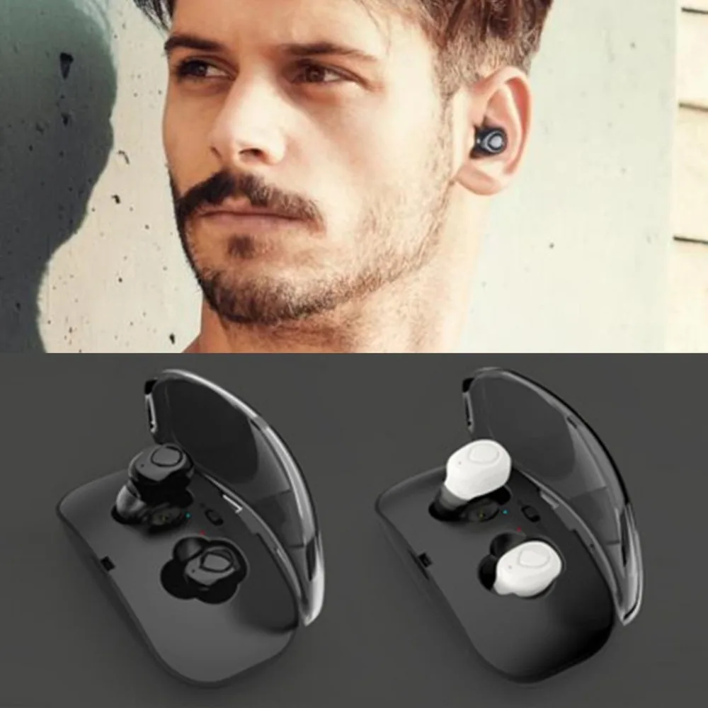 Мини-близнецы истинные беспроводные наушники-вкладыши стерео Bluetooth наушники гарнитура подключена Bluetooth 4,2 с более быстрым сопряжением