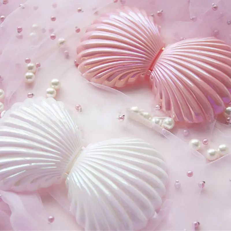 Коробка для колец seashell, маленькая коробка для свадебных украшений, обручальное Ювелирное кольцо, Подарочная коробка, держатель T4MD