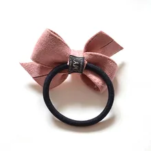 Осенне-зимние детские Студенческие аксессуары для волос для девочек головной убор замшевый бант лента для прически «конский хвост» с Шинель повязка для волос