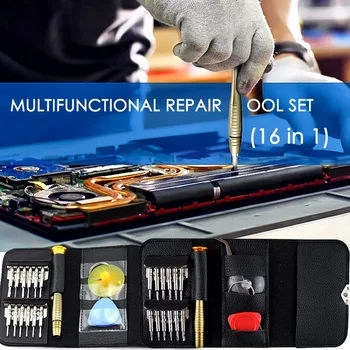 

New Screwdriver Set 16 in 1 Torx Multifunctional Opening Repair Tool Set Precision Screwdriver For Phones Tablet PC