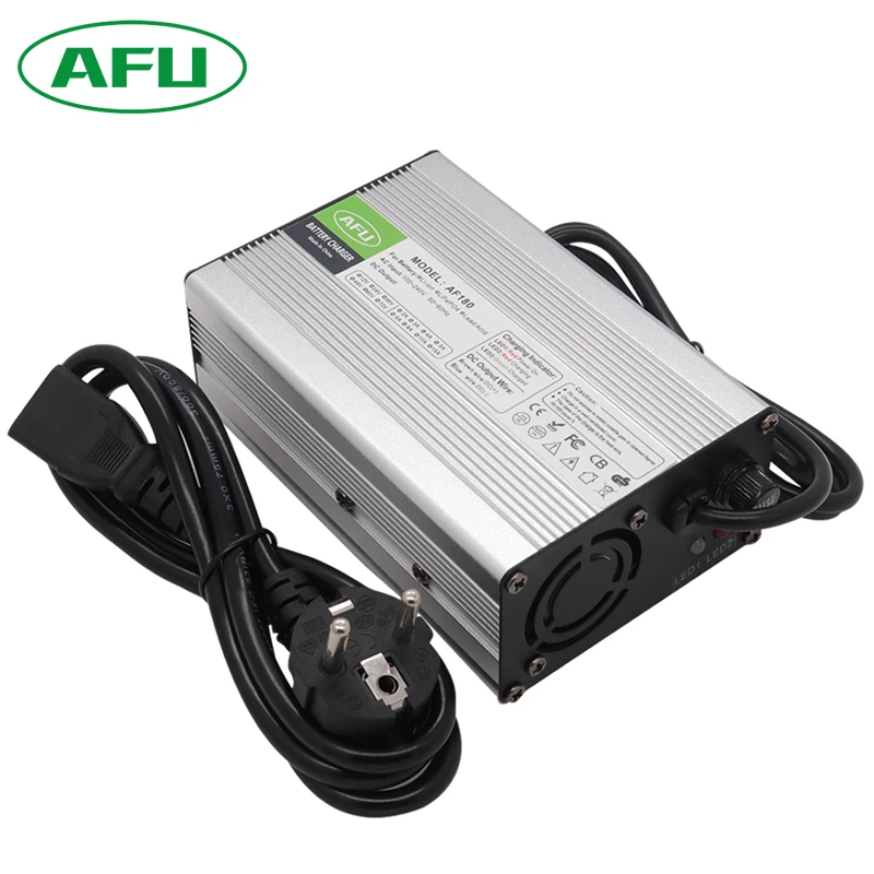 58.4V 3A LiFePO4 Battery Smart Charger For 16S 48V With fan Battery pack Robot electric Charger charger for smart watch
