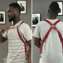 4 крючка, регулируемый ремень для подтяжек, для камеры, Джокер, человек, ремень из искусственной кожи, ремни с пряжкой, тиранты, военные стропы, винтажные мужские ремни