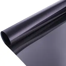 2 м Длина термоконтроль стеклянная пленка статическая цепляется черный серебристый съемный эффект отражения анти-УФ прочная наклейка