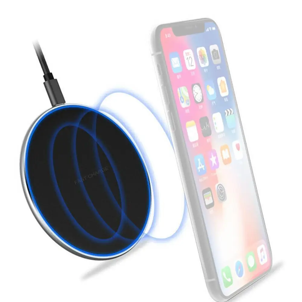 

15W Fast Wireless Charger For Samsung S9 S8 Note 8 Huawei Wireless Pad Charger Xiaomi Pad Samsung For iPhone Charging 9 N5M9