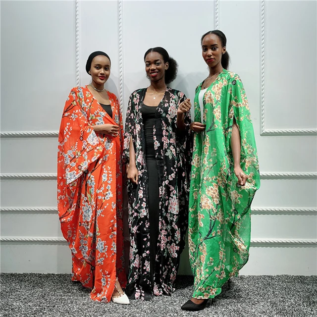 Kaftan Dubai Abaya Kimono Cardigan Hijab Muslim Dress African Dresses For Women Pakistani Caftan Marocain Qatar Islam Clothing 1