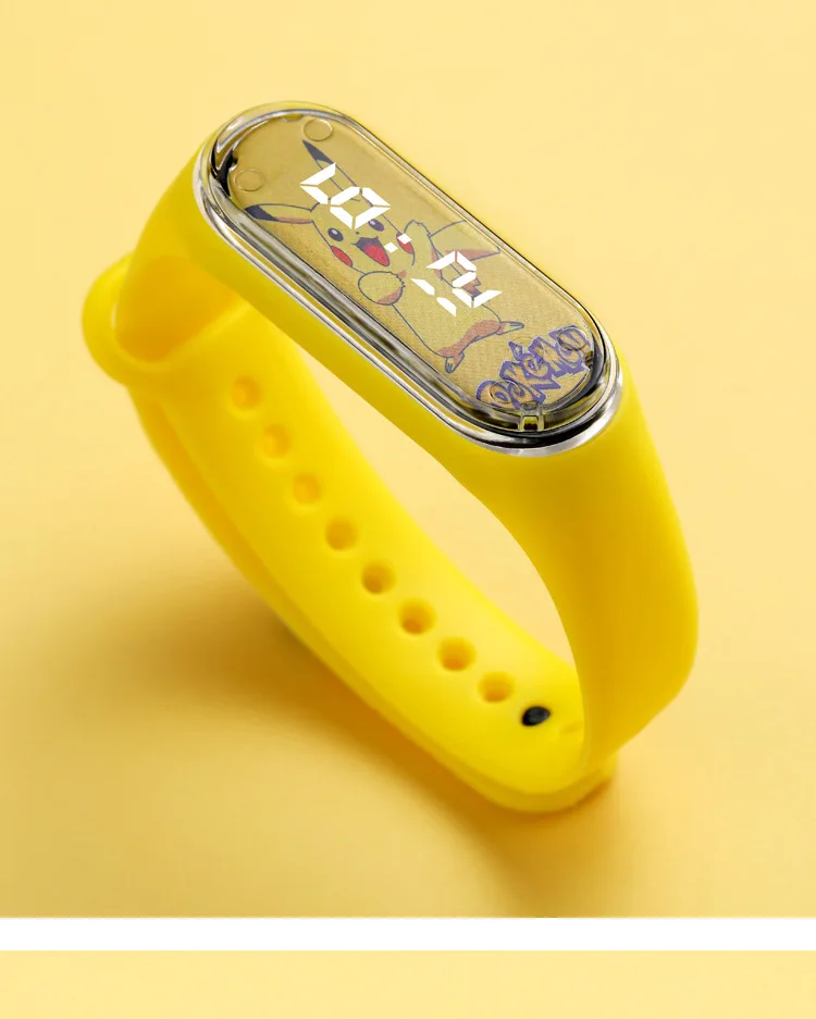 Children's Cartoon Watch LED Display Screen Waterproof Touch Electronic Watch Boy Girl Cartoon Bracelet Watch for Gift Reloj