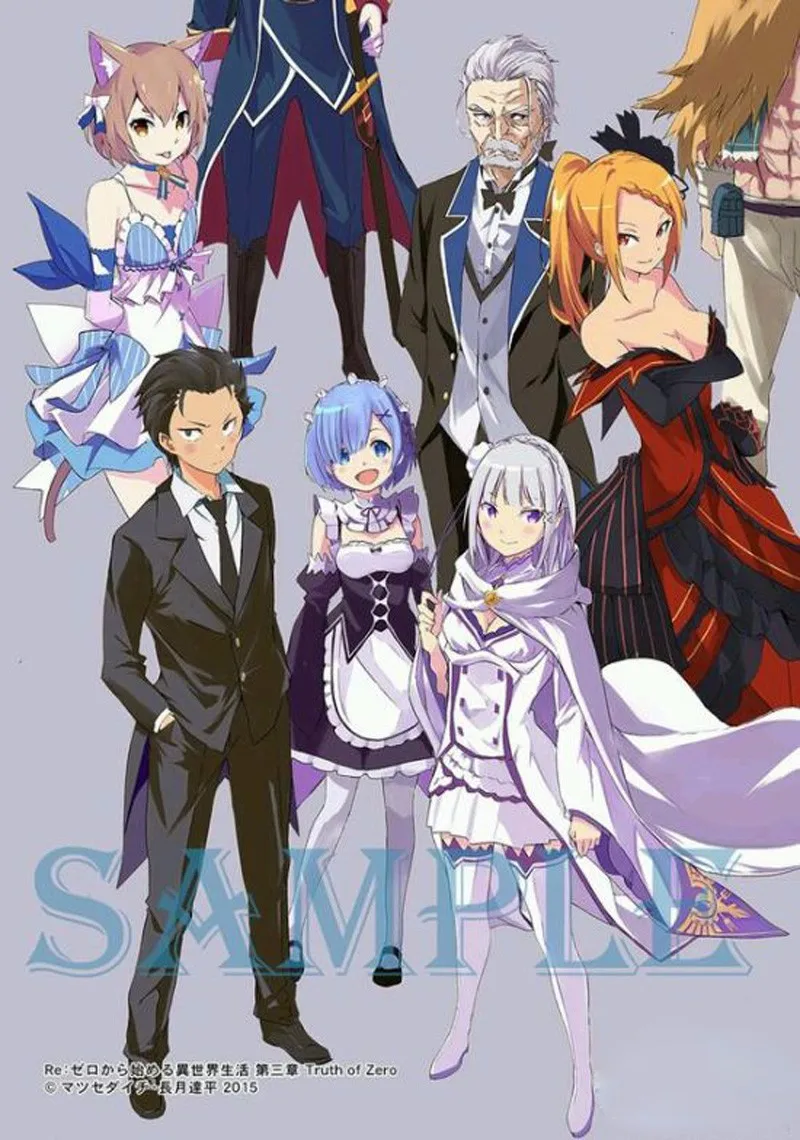 Re: Zero Hajimeru Isekai Seikatsu Natsuki Subaru Life in a Different World To Zero cosplay пальто с ласточкистым хвостом, полный комплект