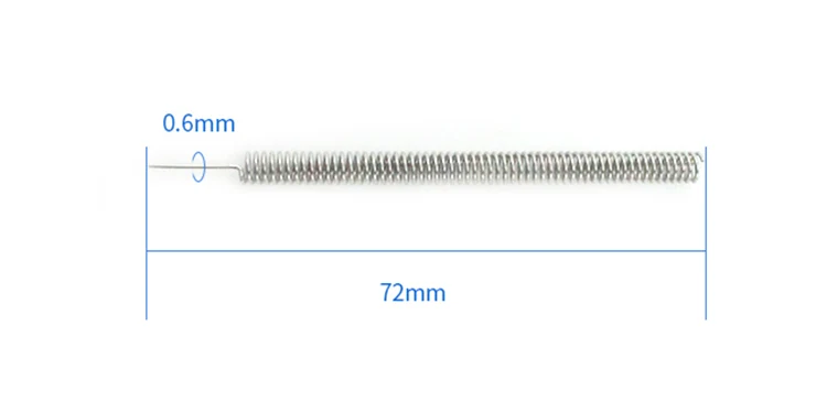 Внутренняя винтовая антенна 230 МГц Встроенная пружинная антенна Всенаправленный беспроводной модуль дистанционного управления Lora Zigbee