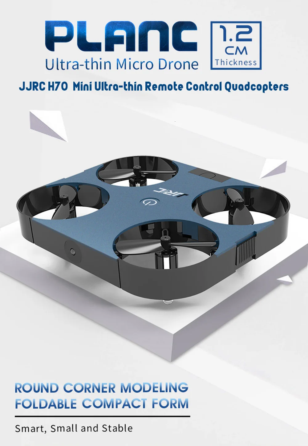 JJRC H70 мини-Дрон ультра-тонкий пульт дистанционного управления Квадрокоптеры 4ch планка отношение держать со складной рукояткой уличные игрушки ZLRC