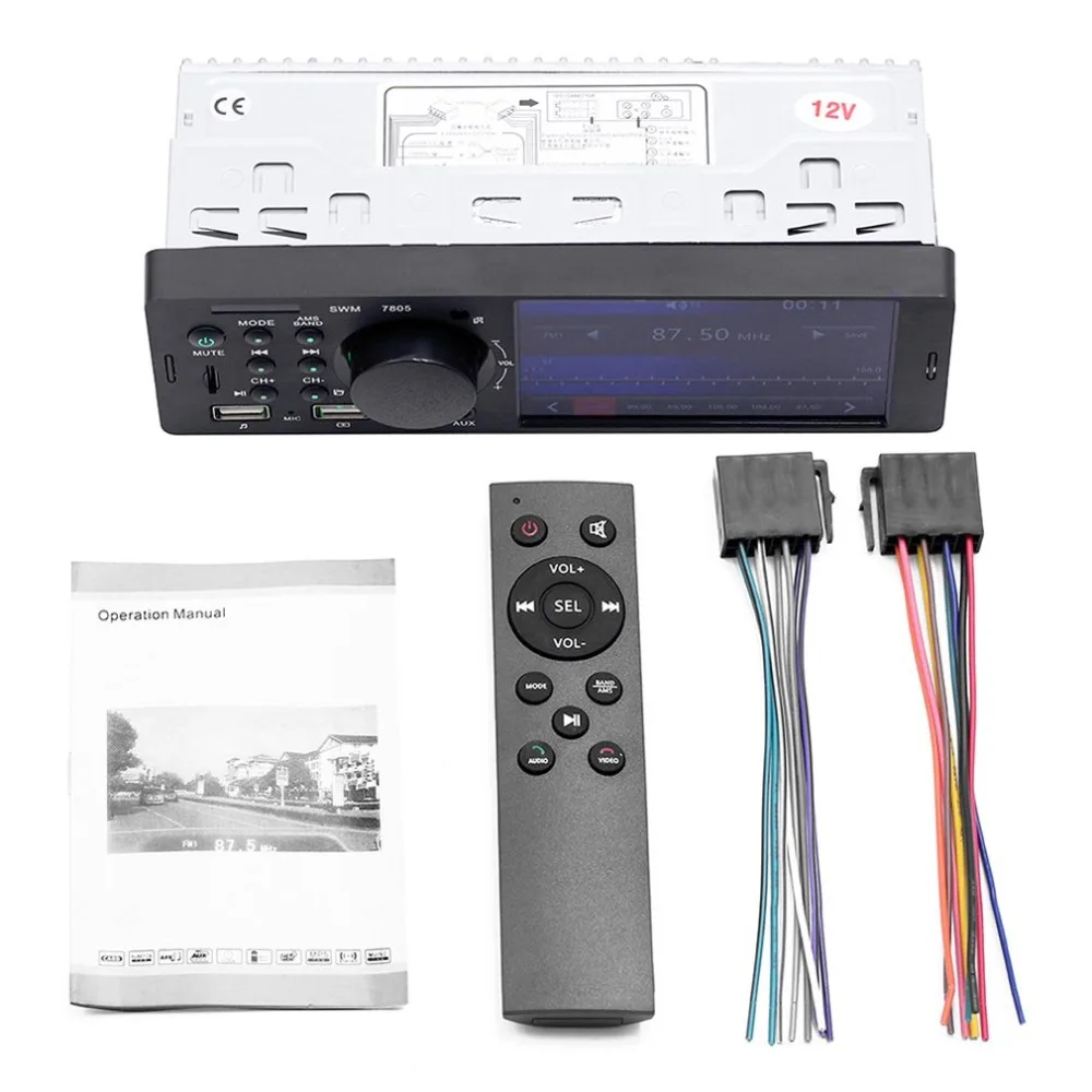 Авто Mp5 плеер 1Din 4,0 дюймов TFT авто стерео MP5 плеер FM радио BT4.0 USB AUX автомобильный радио мультимедиа