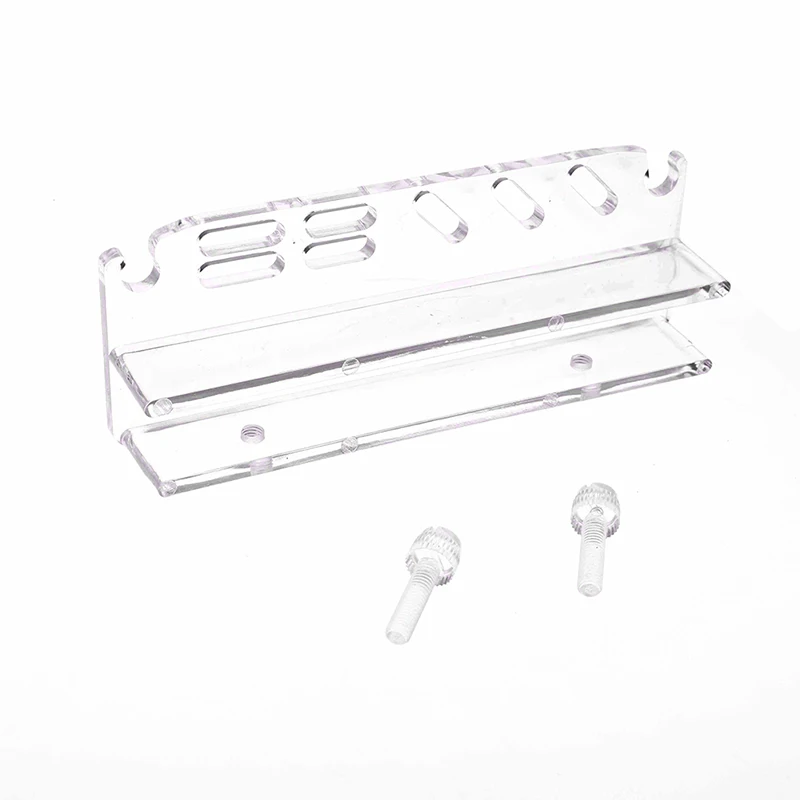 Acrylic Water Plant Tool Maintenance Side Holder Aquarium Tank Tweezer Holder