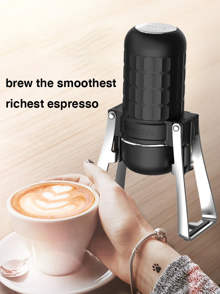 Staresso Mirage SP300 Portable Espresso Maker Creative Innovative Espresso Machine Upgrade Stainless Steel Water Tank BPA Free