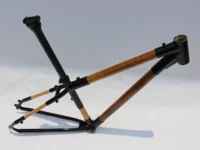 Bicicleta de montaña de bambú, bicicleta MTB, ciclo urbano 27,5er, freno de disco de velocidad completa - Imagen 6