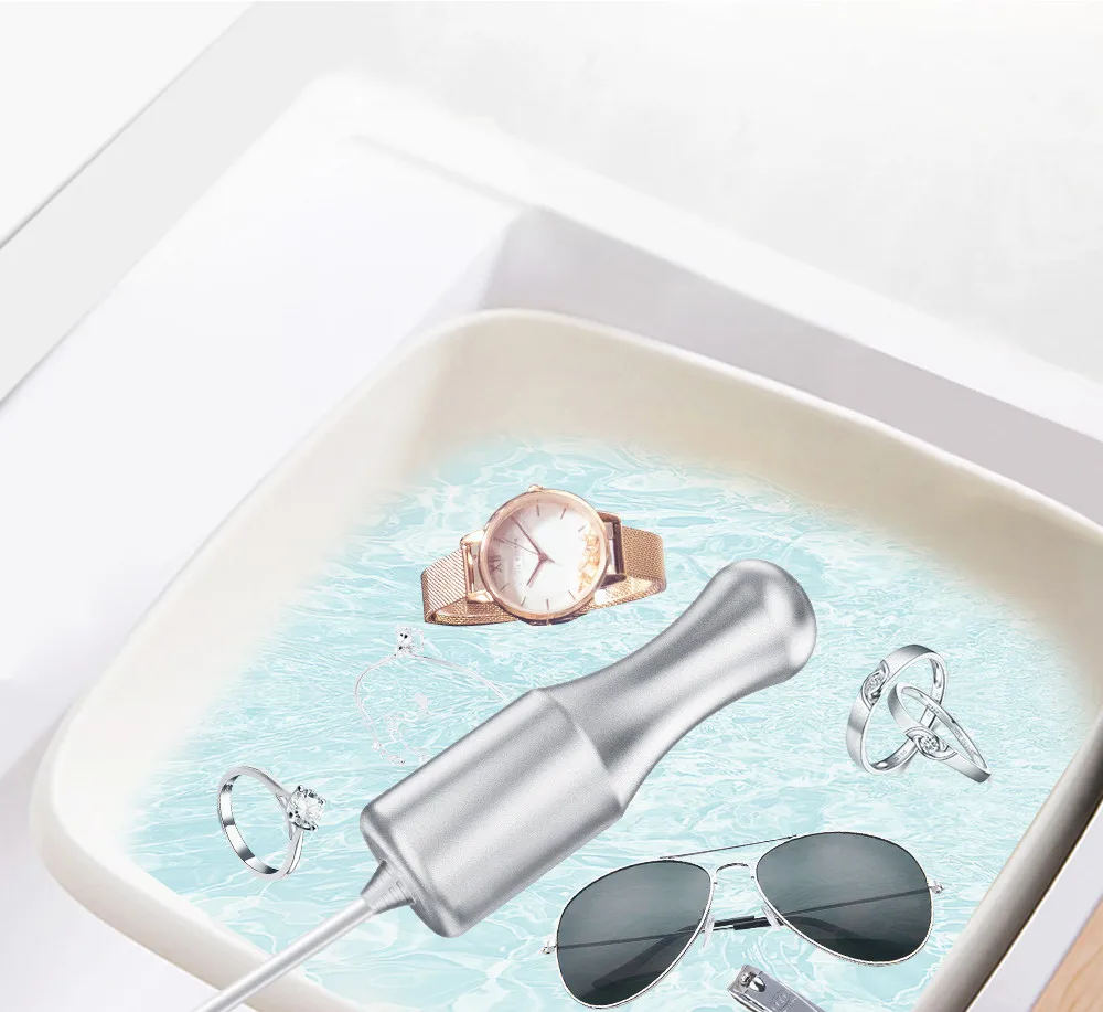 Split Ultrasonic Cleaning Rod Portable 100W Cleaner Stick Jewelry Teeth Dental Tableware Baby