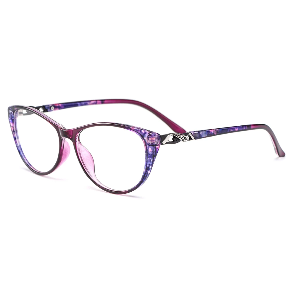 Gmei оптический сверхлегкий TR90 кошачий глаз стиль женские очки по рецепту оправа для близорукости оптические очки женские очки M1835 - Цвет оправы: C6