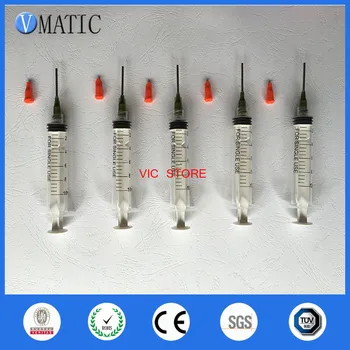 

Free Shipping Aliexpress Recommendation Non Sterilized 5 Sets 1 Inch 14G Dispenser Needles With Plastic Syringe