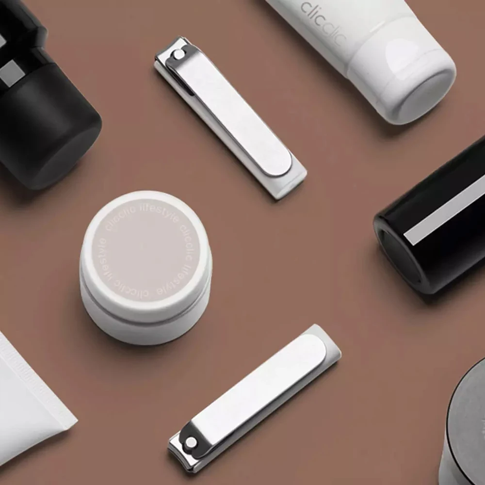 Кусачки для ногтей из нержавеющей стали Xiaomi Mijia с крышкой от брызг триммер