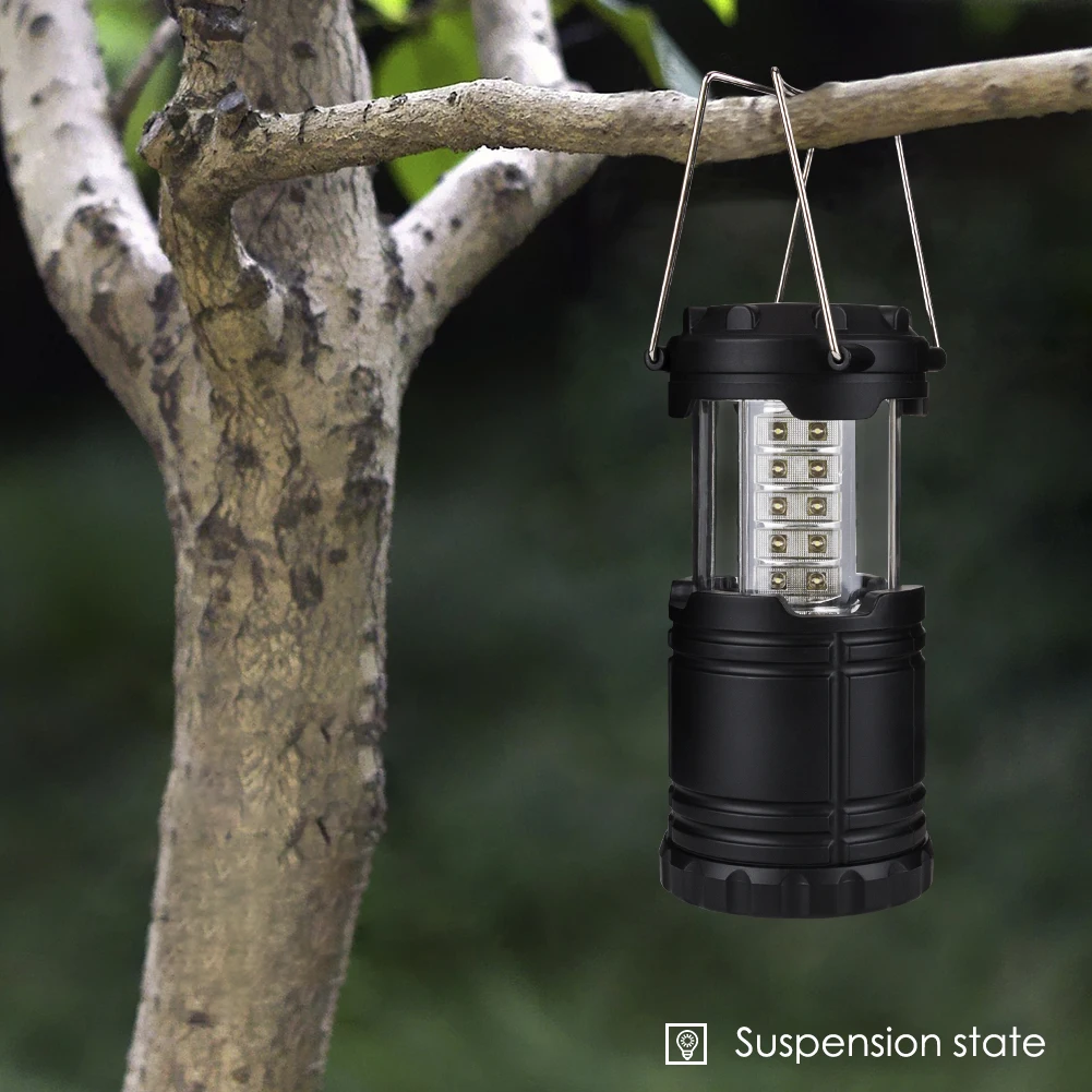 Collapsible 30 LED Lightweight Lantern Flashlight