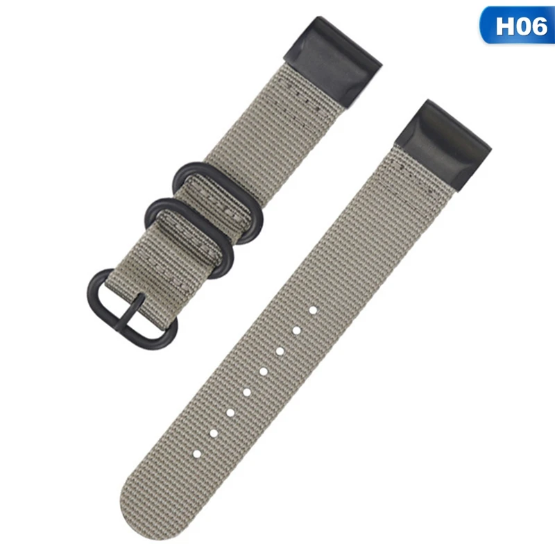 Нейлоновый ремешок для часов Quick Fit 26 мм/22 мм для Garmin Fenix 5/5 Plus/Fenix 5X/Fenix 3/D2 Delta PX - Цвет: 6
