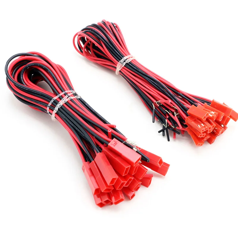 50 пар 100 мм 150 200 JST Разъем для RC BEC LIPO батареи|jst connector plug|jst plugpair |