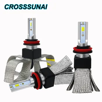 

h11 led bulb h7 led headlight bulb H1 H4 H3 H13 880 881 9005 9006 9007 HB2 HB3 HB4 H8 H9 Fog Light 6000K 80W 12000LM