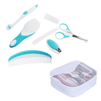 

7PCS/Baby Grooming Care Manicure Set Baby Healthcare Special Nail Clippers Comb Emery Hairbrush tool Newborn Safety Care