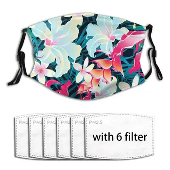 

Anti Haze Colorful Tropical Fashiopn Printed Face Mouth Mask Anti-Dust Washable Adults Masks Masque Outdoor Washable
