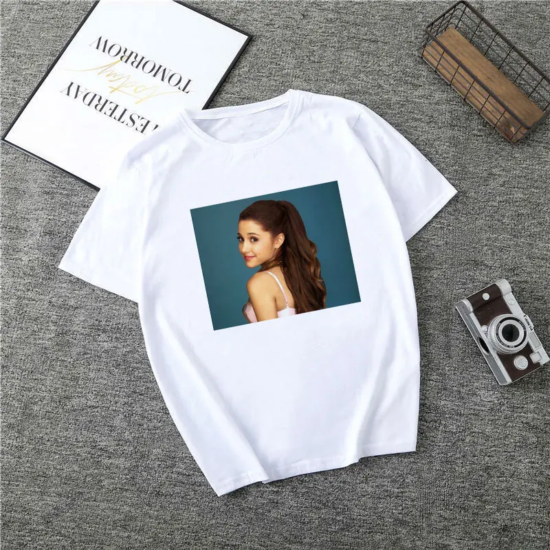 Poleras Mujer De Moda летняя футболка женская Ариана Гранде принт Vogue Harajuku футболка плюс размер Готическая Футболка Camiseta Mujer - Цвет: 2378