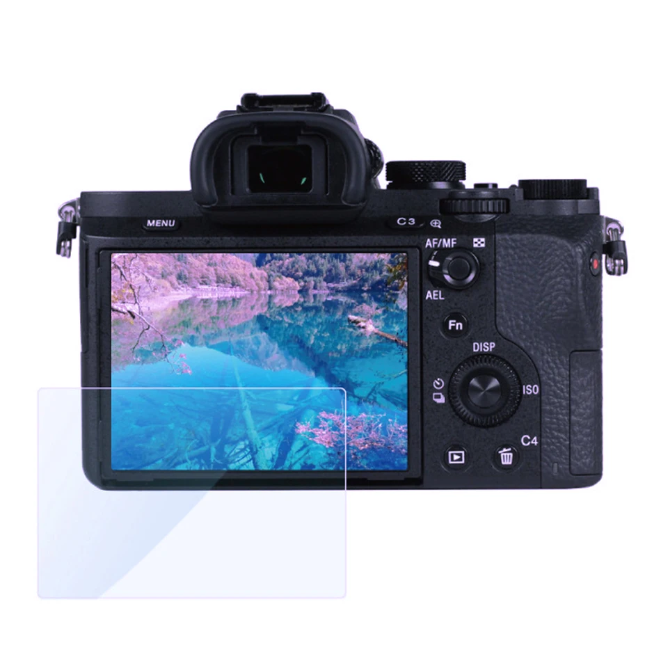 2 шт. закаленное Стекло Экран протектор для A6300 A6000 A5000 A99 A77 A7III A7RII A7rM3 A7SII RX10 RX100 WX350