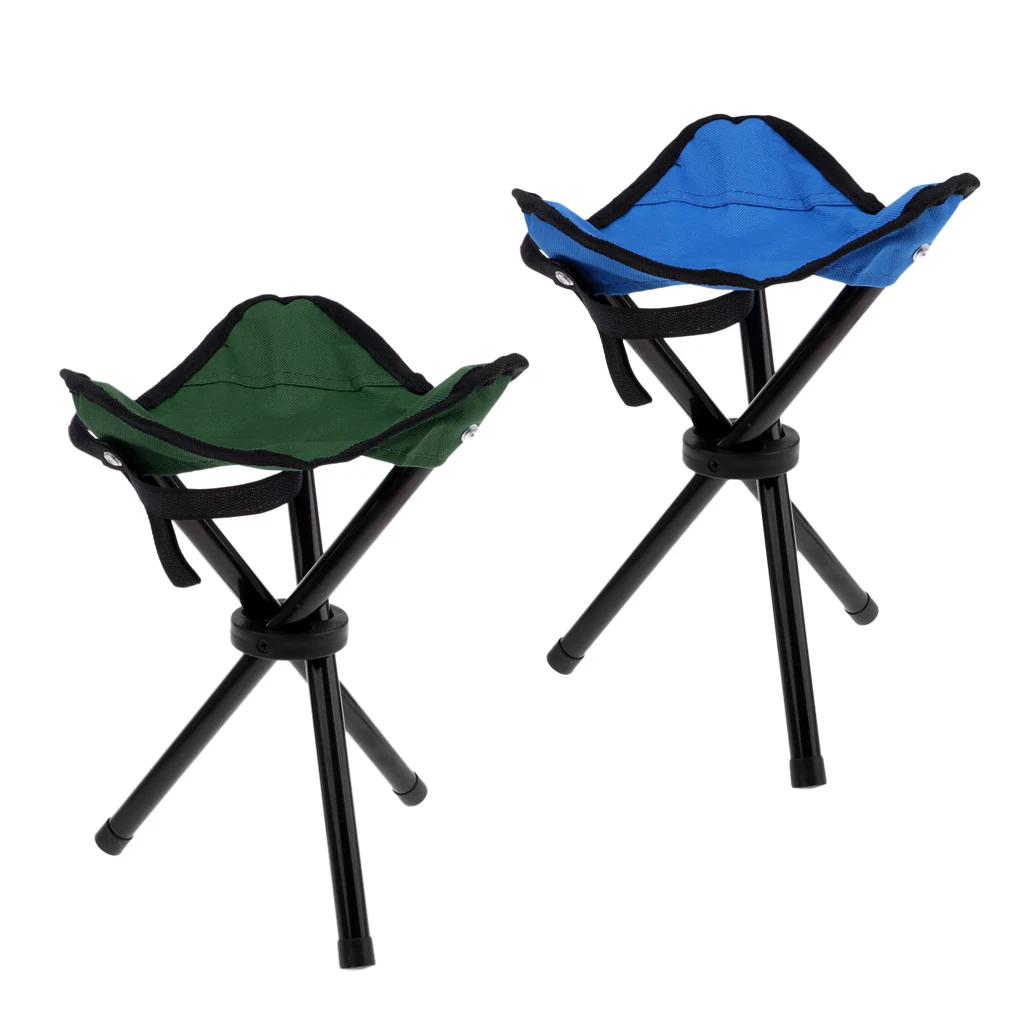 Traveling Camping Tripod Triangular Folding Fishing Stool Chair Foldable Fishing Chairs Portable Fishing Mate Fold Chair Tackles