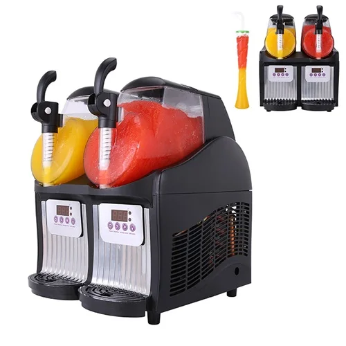 

2020 top design CE 300W Commercial Cheap 4L 2Tanks Slush Machine For Machine on sale