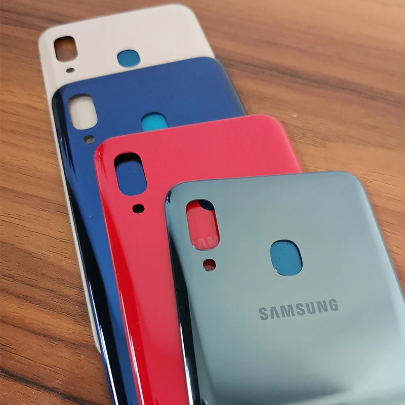 Для samsung Galaxy A20 A 20 Задняя крышка батареи задняя дверь Корпус чехол Замена для samsung A20 SM-A205F A205 задняя крышка телефона