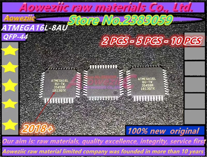 

Aoweziic 2018+ 100% new original ATMEGA16L-8AU ATMEGA16L ATMEGA16A-AU ATMEGA16A ATMEGA16-16AU ATMEGA16 QFP-48 MCU controller