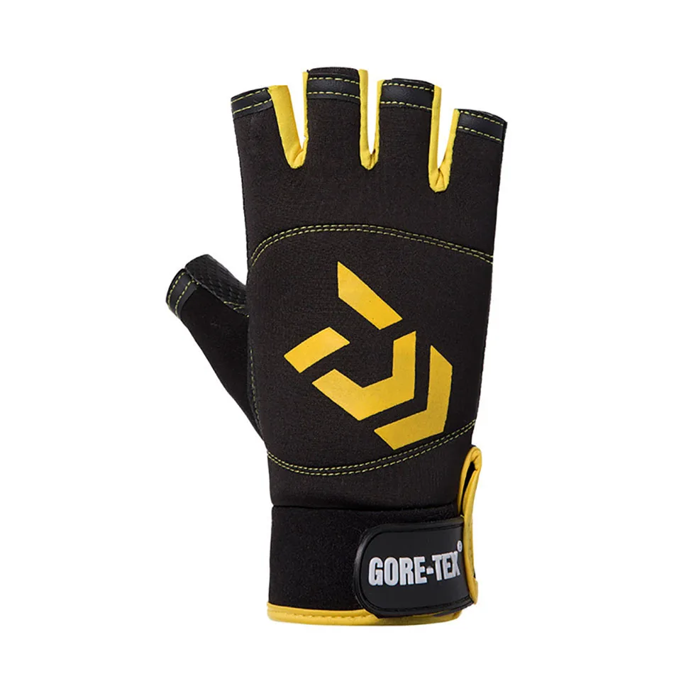 LOOGDEEL Outdoor Sports Fingerless Fishing Gloves Breathable Palm Anti-slip Durable Skin-friendly Fabric Running Cycling Gloves fingerless gloves fishing gloves cycling gloves