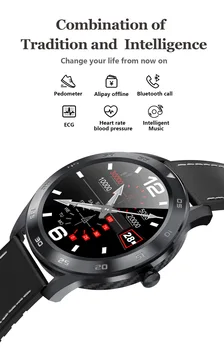 

2019 DT98 Smart Watch IP68 Waterproof 1.3 Full Round HD Screen ECG Detection Changeable Dials Smartwatch Fitness Tracker 4.9