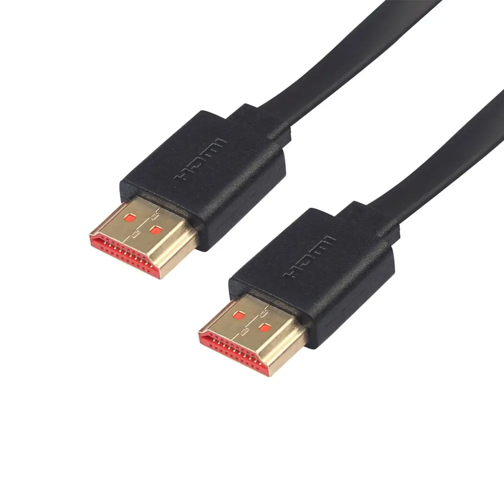 Высокоскоростной hdmi кабель плоский кабель позолоченный 3D 4K кабель 0,3 m 1m 1,5 m 2m 3m 5m 7,5 m 10m 15m для ТВ для PS3 проектор компьютера