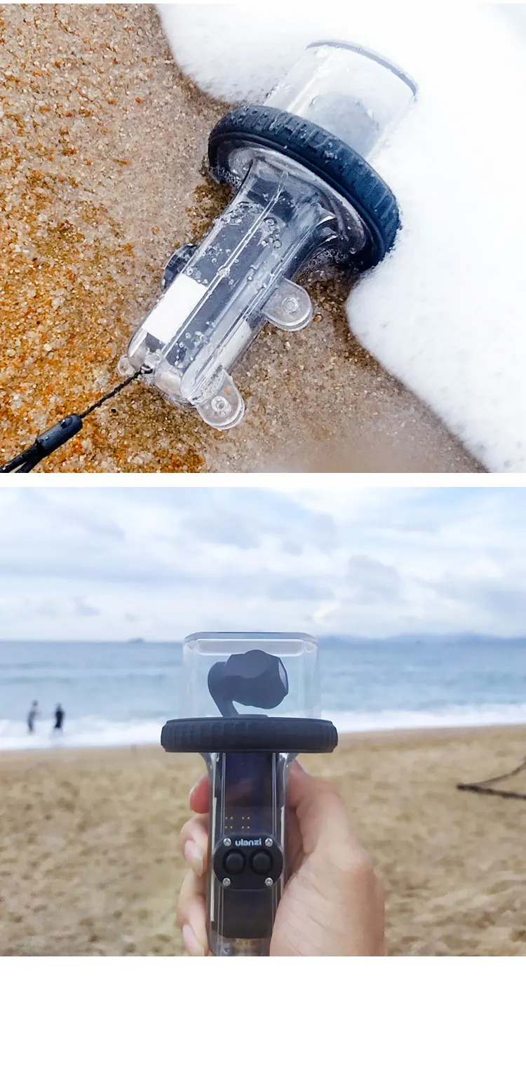 Для DJI Osmo Карманный чехол для дайвинга водонепроницаемый чехол Защитный чехол для дайвинга корпус 60 м Глубина камеры Osmo карманные аксессуары
