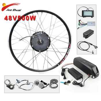 

48V 500W ebike conversion kit with samsung battery 20" 24" 26" 700C28" motor wheel electric ebike bicycle kit bicicleta eletrica