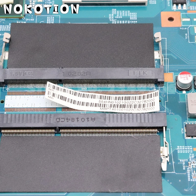 NOKOTION материнская плата для ноутбука acer aspire 7741 7741G основная плата 48.4HN01.01M MBN9Q01001 HM55 DDR3 HD5470 видеокарта