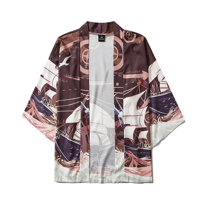 

Women's Haori Japanese Samurai Clothing Kimono Cardigan Men Women Japanese Obi Male Yukata Traditional Japanese Asian Clothes
