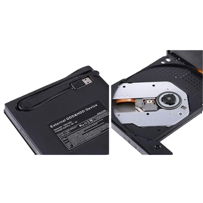 

Внешний DVD-привод USB 3.0, портативный DVD-привод/DVD-плеер для ноутбука, DVD-привод, совместим с ноутбуками, настольными ПК