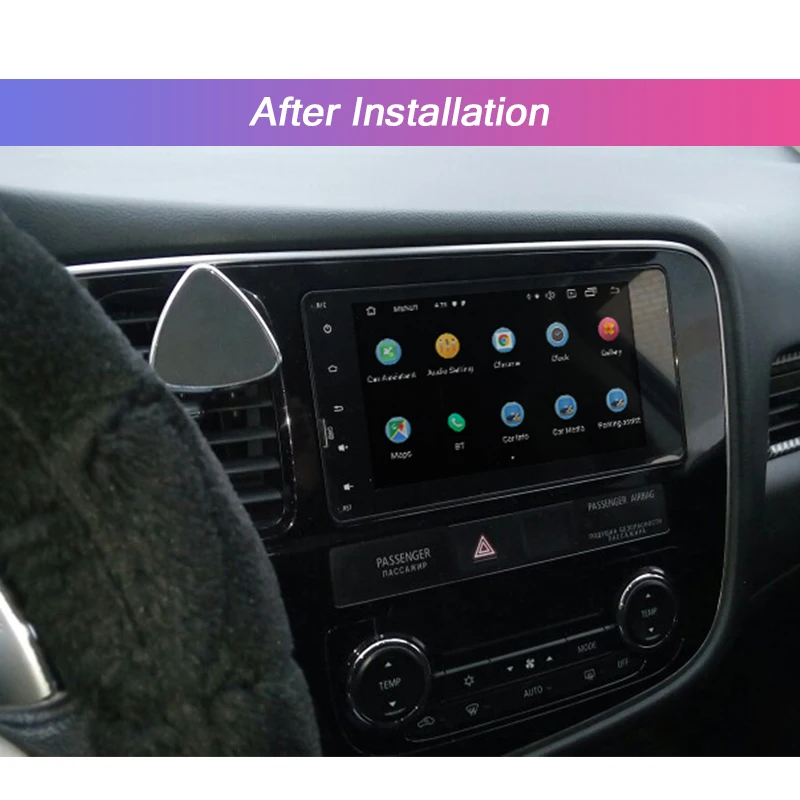 Flash Deal AUTOTOP 2 Din Car DVD GPS Android 9.0 For Mitsubishi Outlander Lancer ASX 2012 2013 2014 Radio GPS Navigation Car Multimedia 3