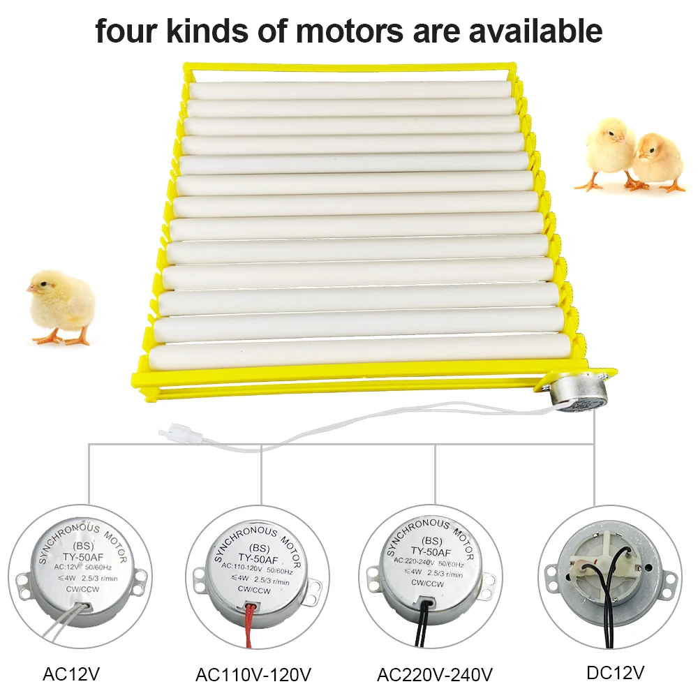 13  tubes Roller The Roller Egg Tray for incubator With Motor Turn The Eggs machine part